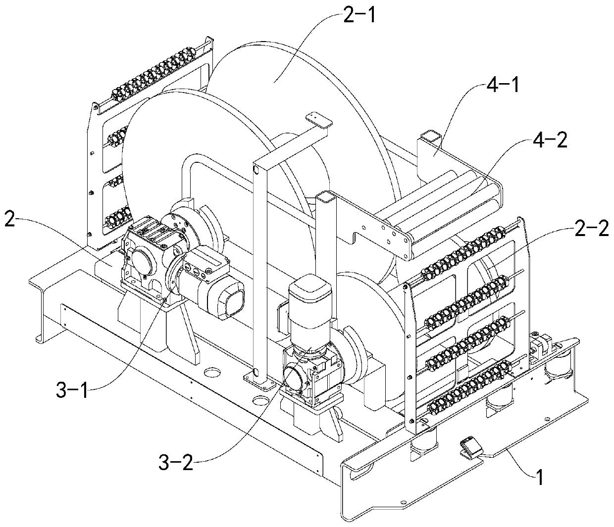 Material unwinding system and material unwinding control method