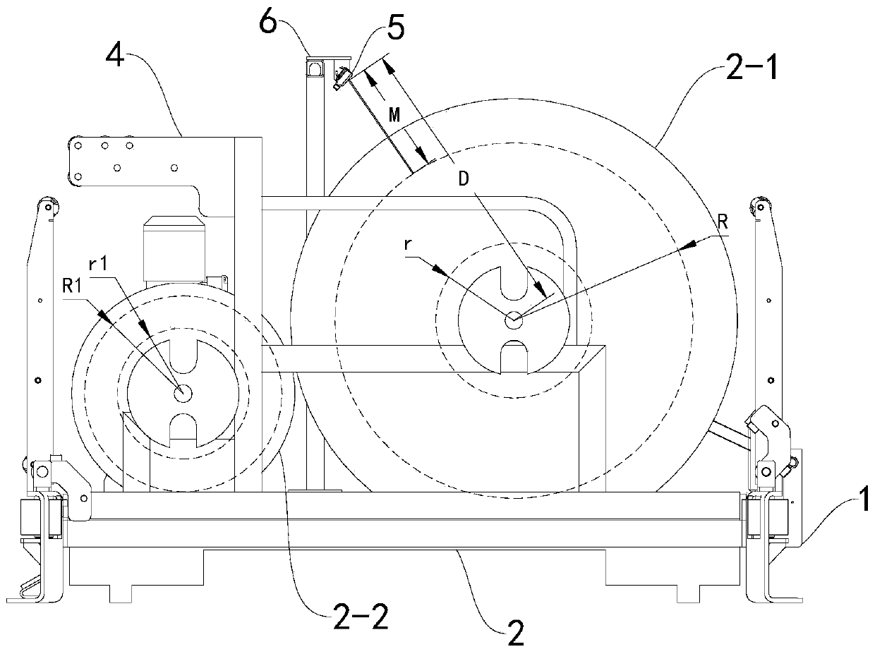 Material unwinding system and material unwinding control method