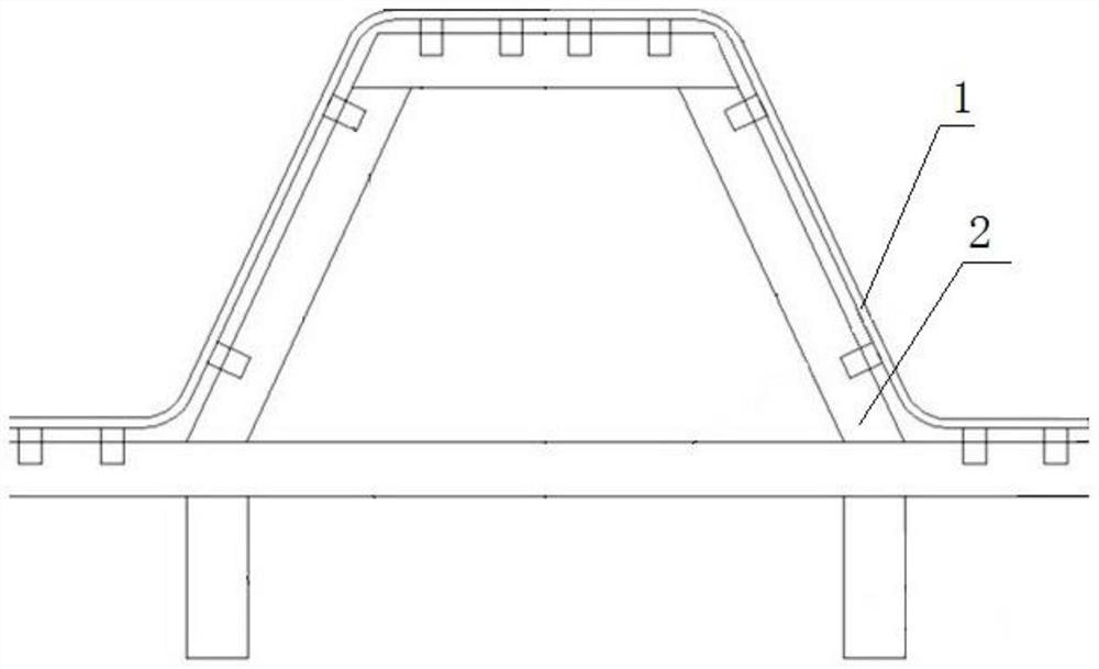 A segmental manufacturing process of duplex stainless steel mediastinal cabin