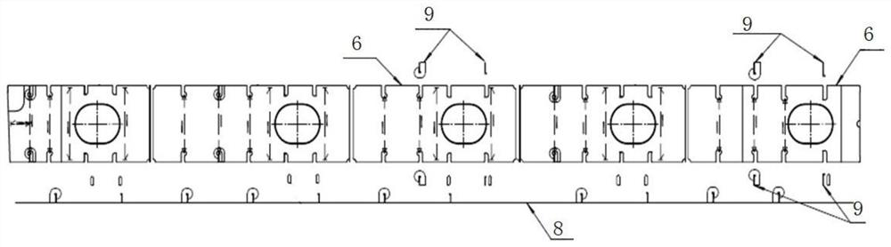 A segmental manufacturing process of duplex stainless steel mediastinal cabin