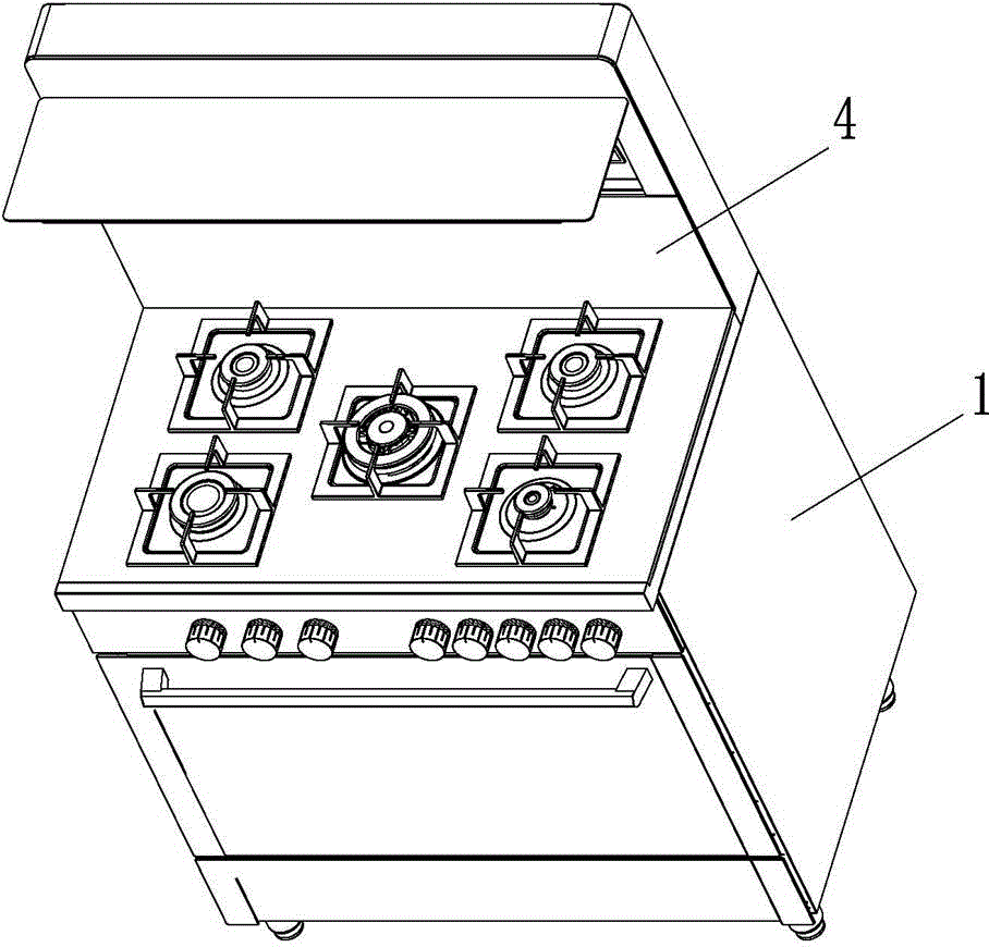 Integrated one-piece oven