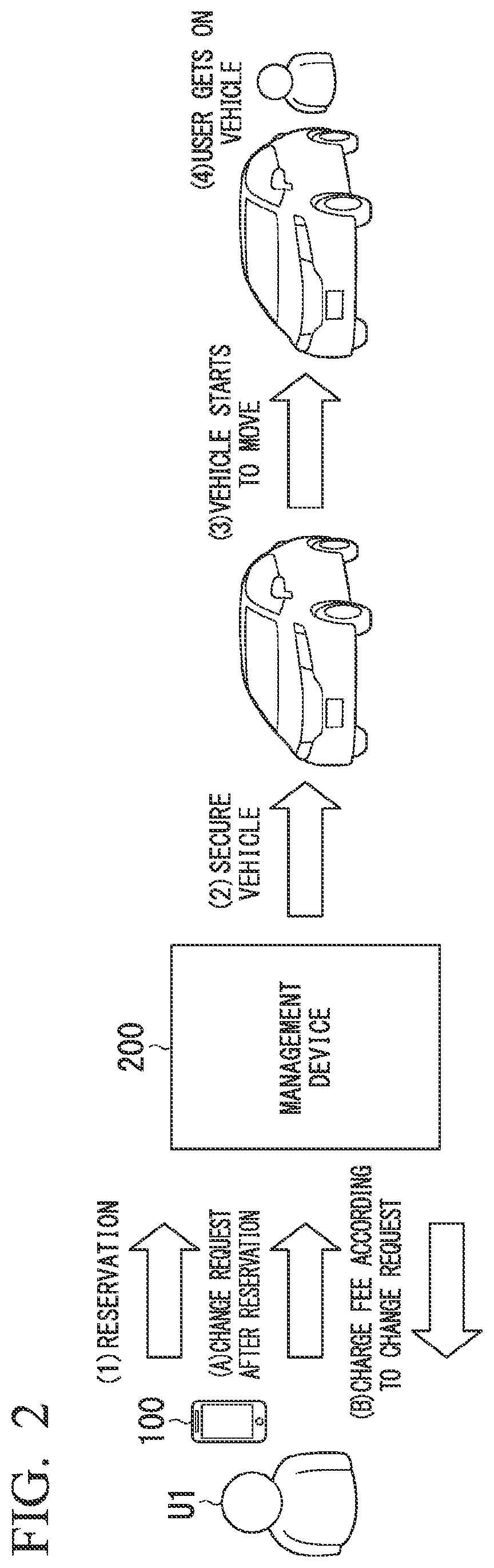 System, vehicle control device, and method