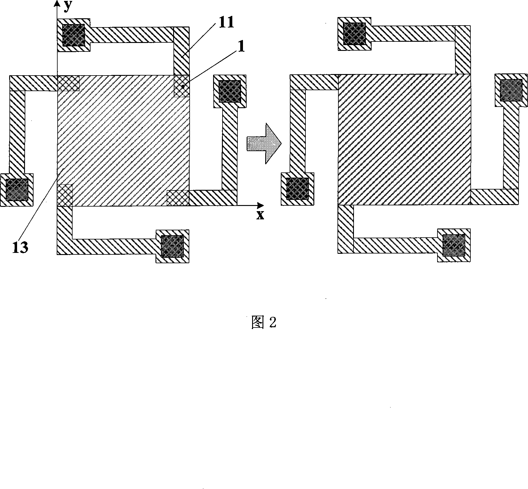 Method for converting standard process layout to system-level mode in micro-electromechanical system