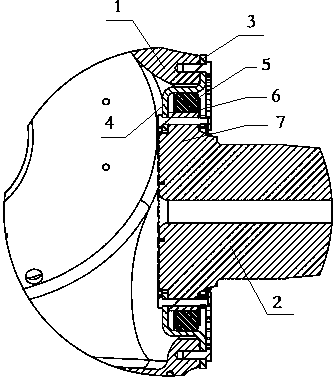 Flexible wind generating set transmission system