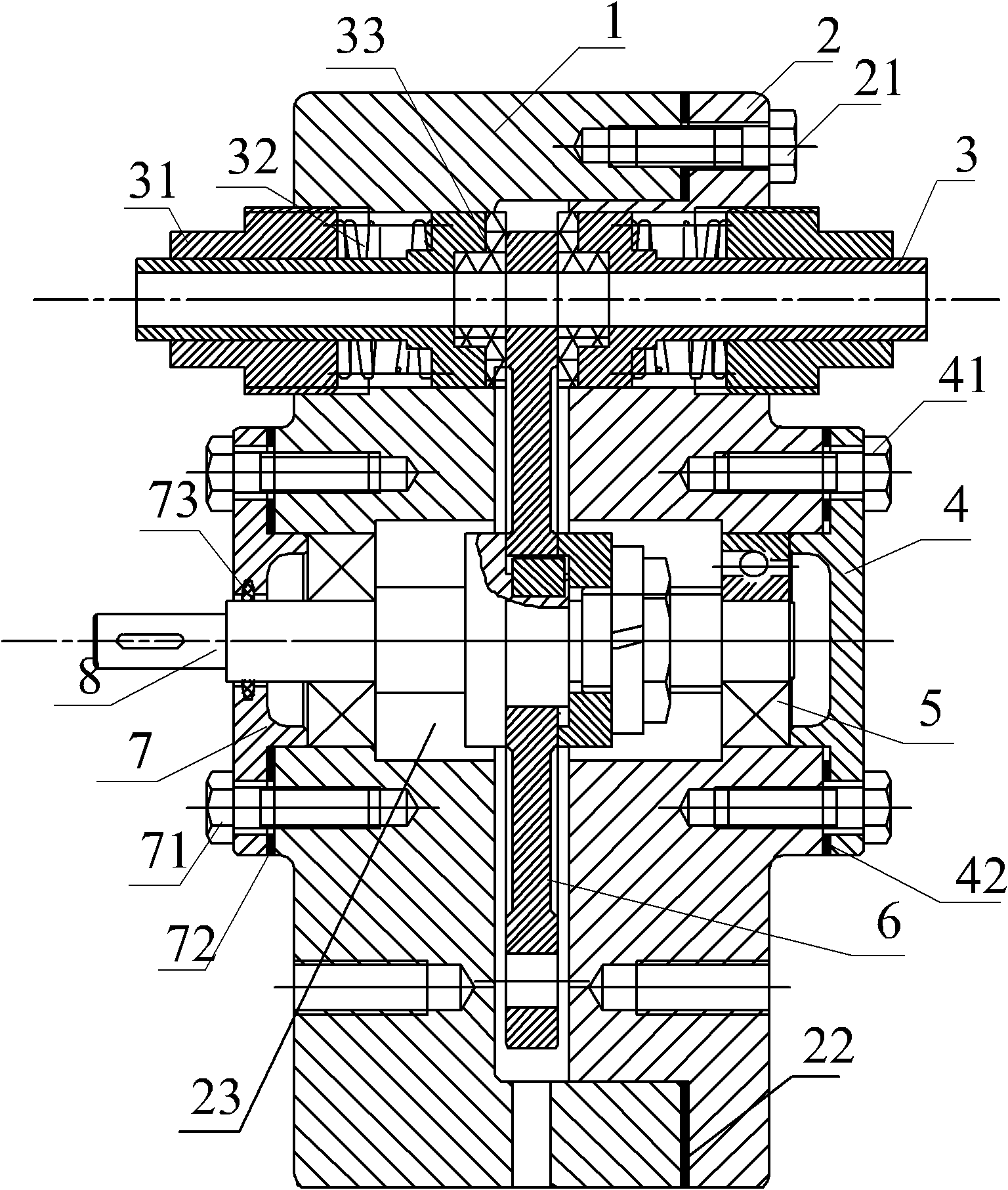 Wheel-disc-type flow pulsation generator