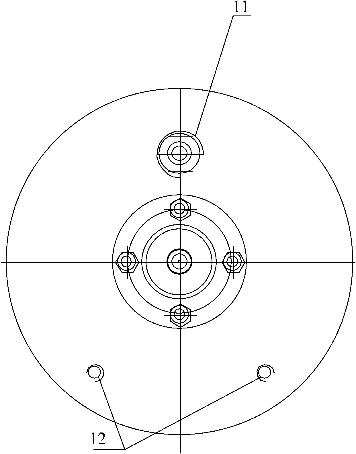 Wheel-disc-type flow pulsation generator