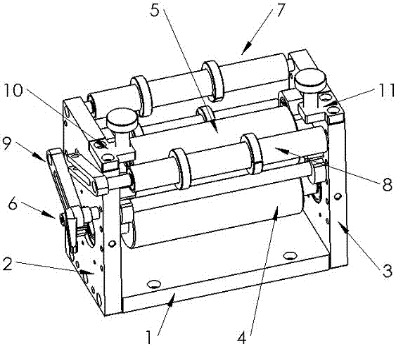 Auxiliary mechanism for rolling insulation paper