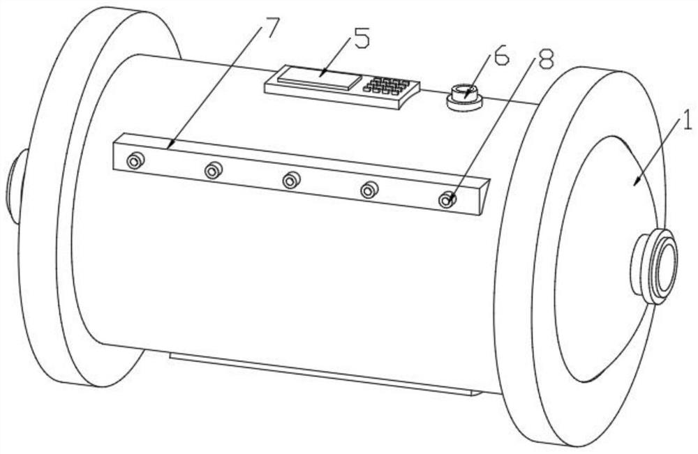 Photocatalyst catalytic degradation tank for treating sewage