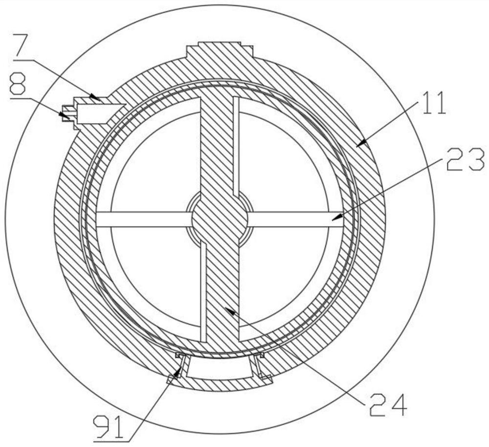 Photocatalyst catalytic degradation tank for treating sewage