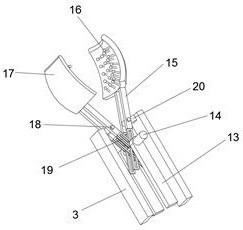 A simple device for collecting honey on cliffs