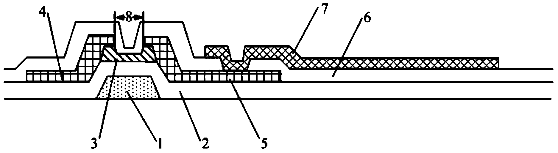 Thin-film transistor, array substrate and display device