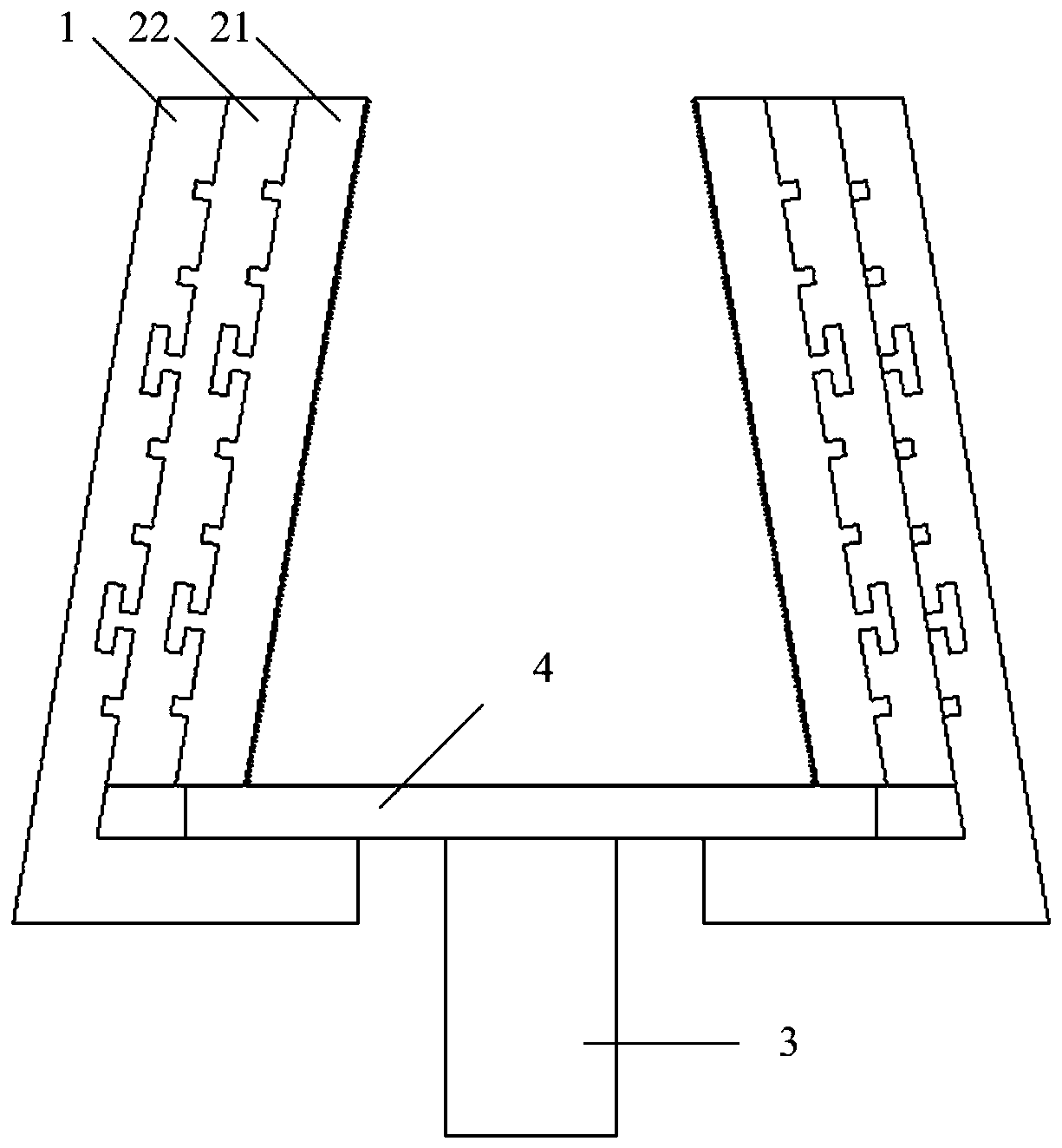 Anti-drawing test fixture with adjustable thickness