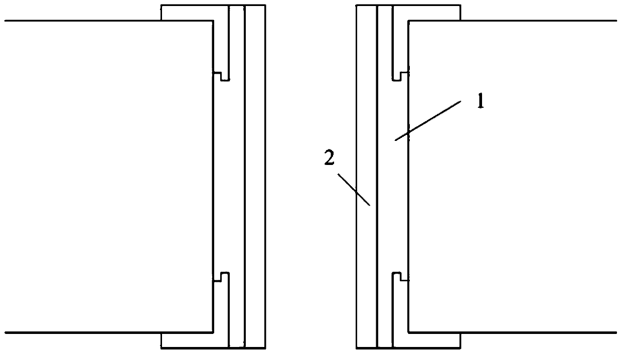 Anti-drawing test fixture with adjustable thickness