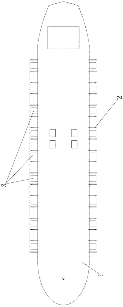 Ship with adjustable ship squat and adjustable ship width