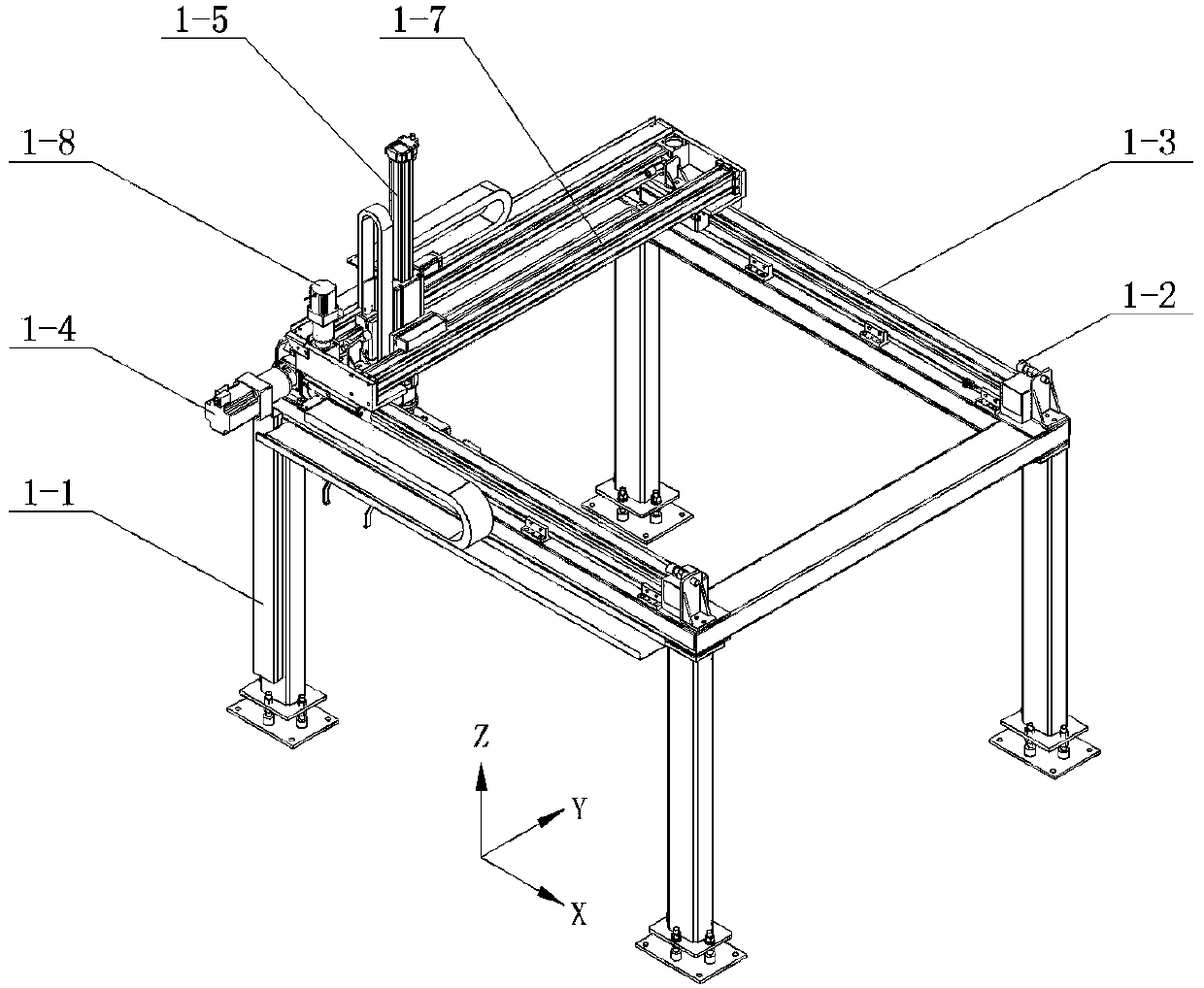 Lead-acid storage battery grid automatic conveying device