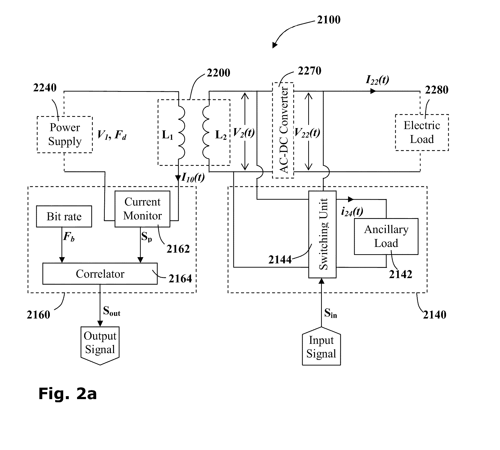Efficiency monitor for inductive power transmission