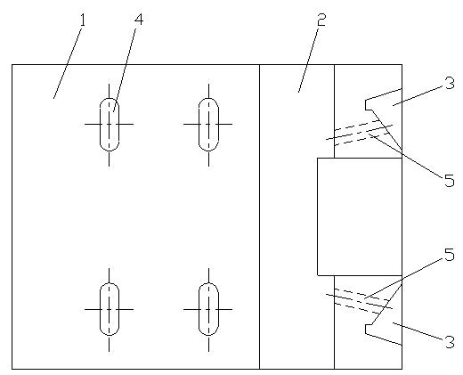 Angle cutter grinding modular fixture of gear shaper cutter