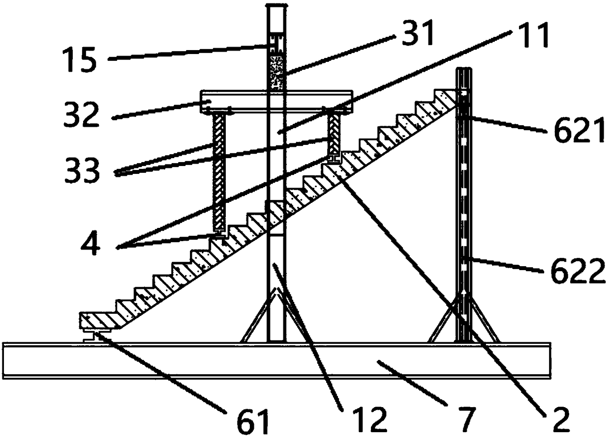 Reaction frame and method for adopting reaction frame for performing static testing