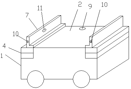 A rapid lifting type mold change trolley and its mold change method