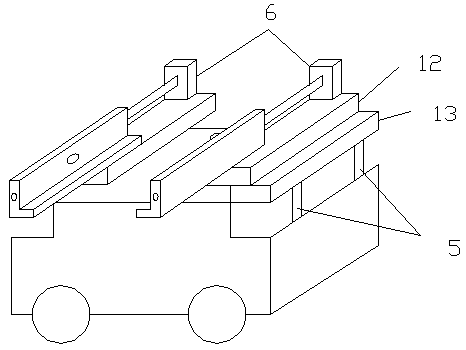 A rapid lifting type mold change trolley and its mold change method