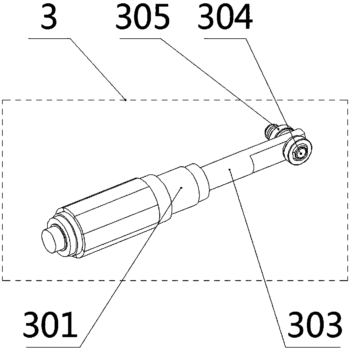 Integrated involute rocker arm electric steering gear