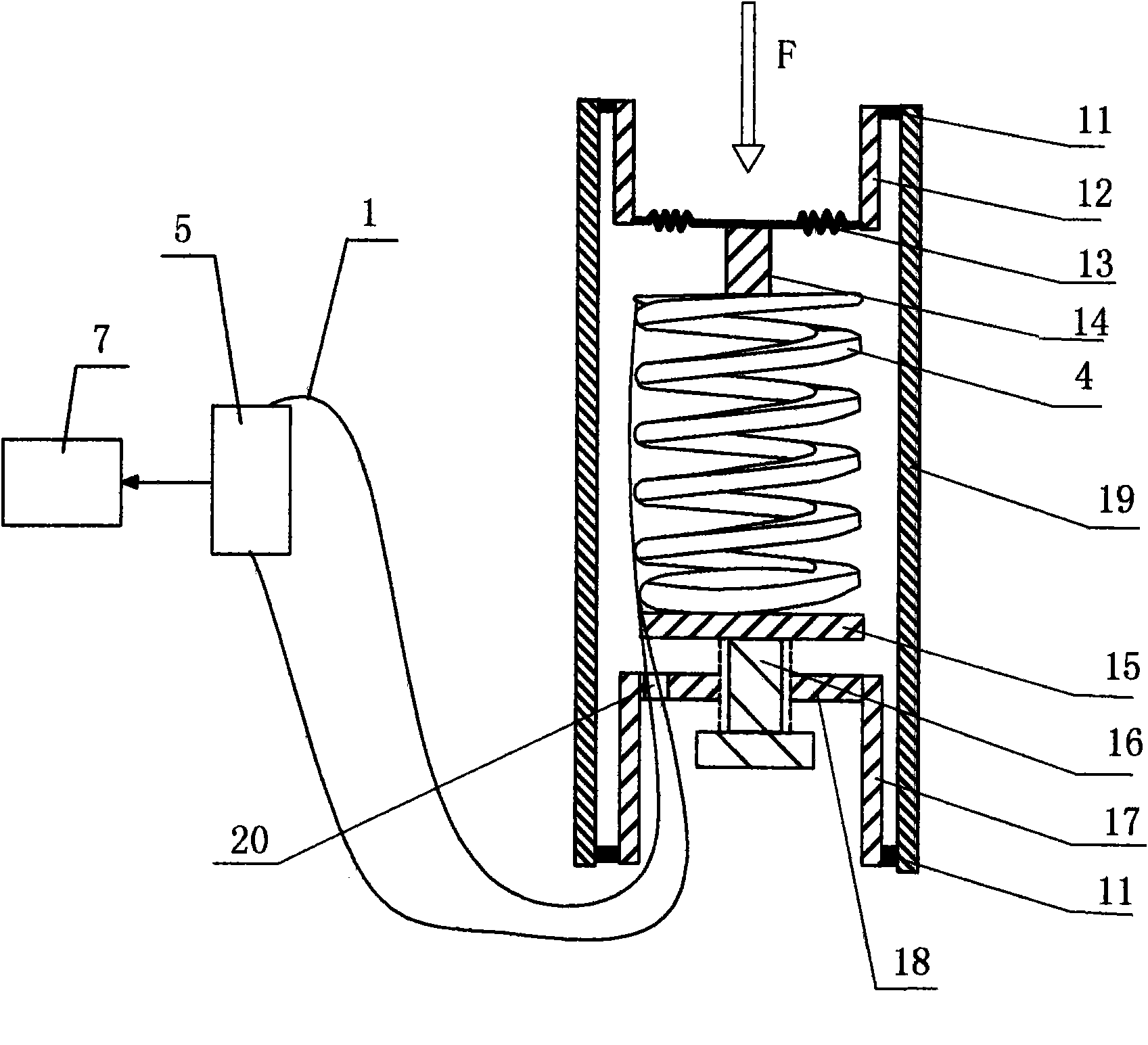 Universal pressure sensing device based on optical fiber microbending loss