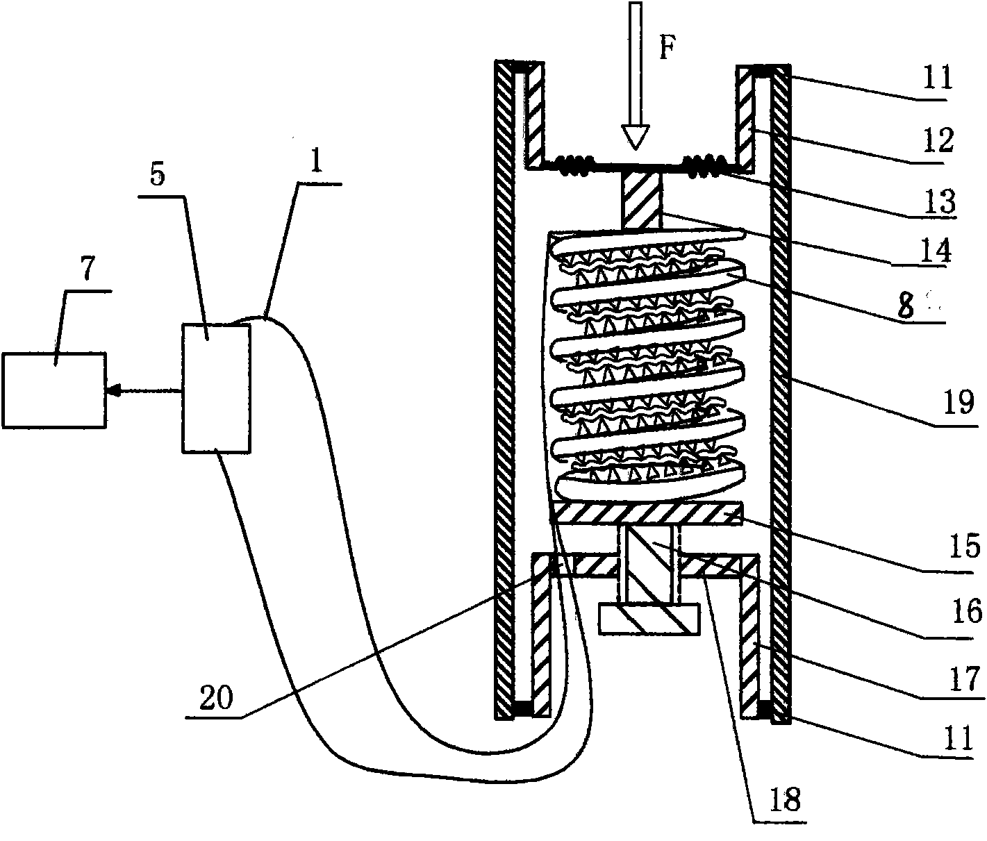 Universal pressure sensing device based on optical fiber microbending loss