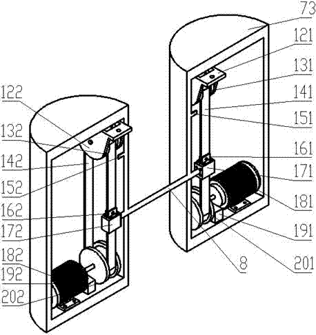 Automatic laying and recycling system for unmanned surface vehicles