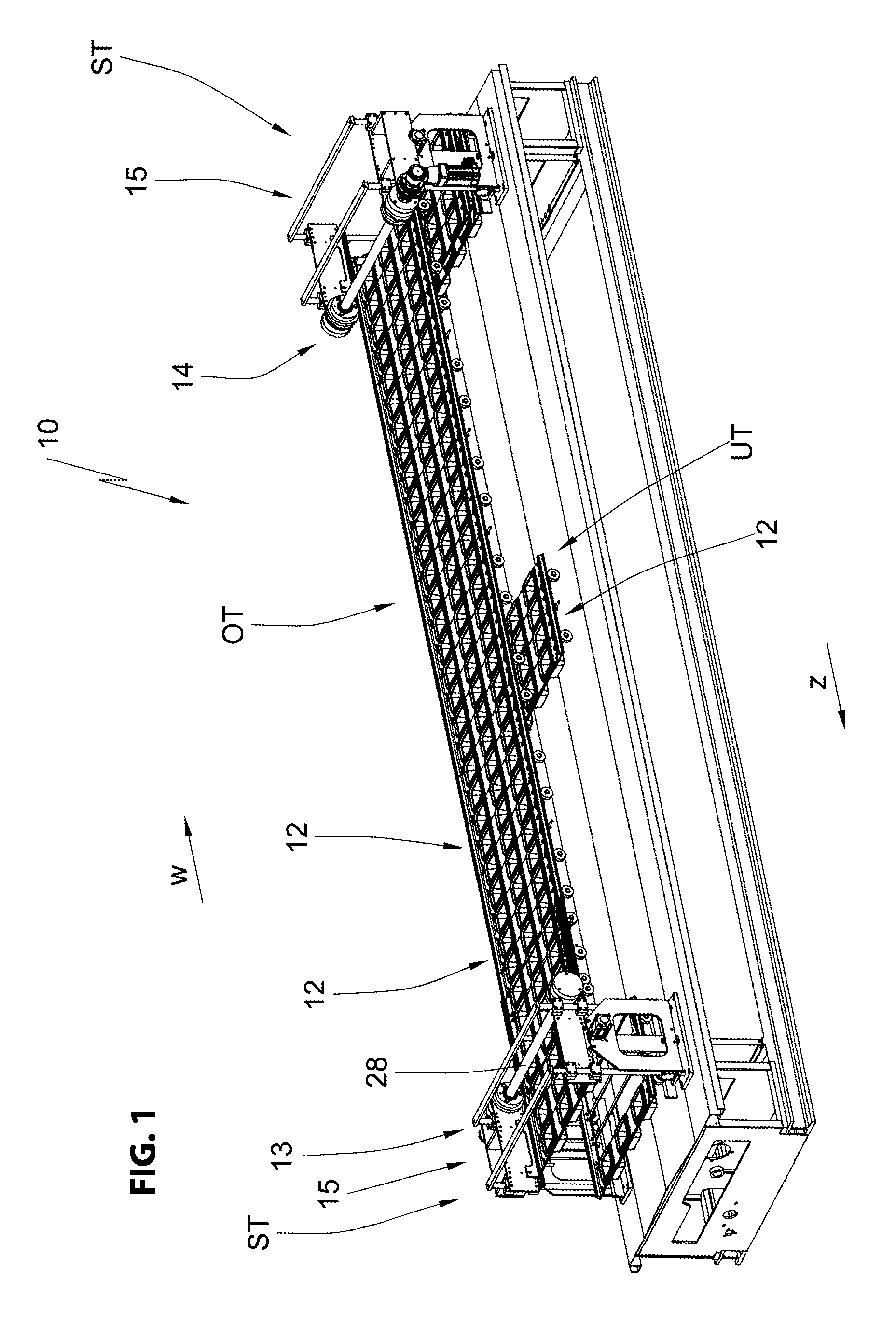 Container filling device