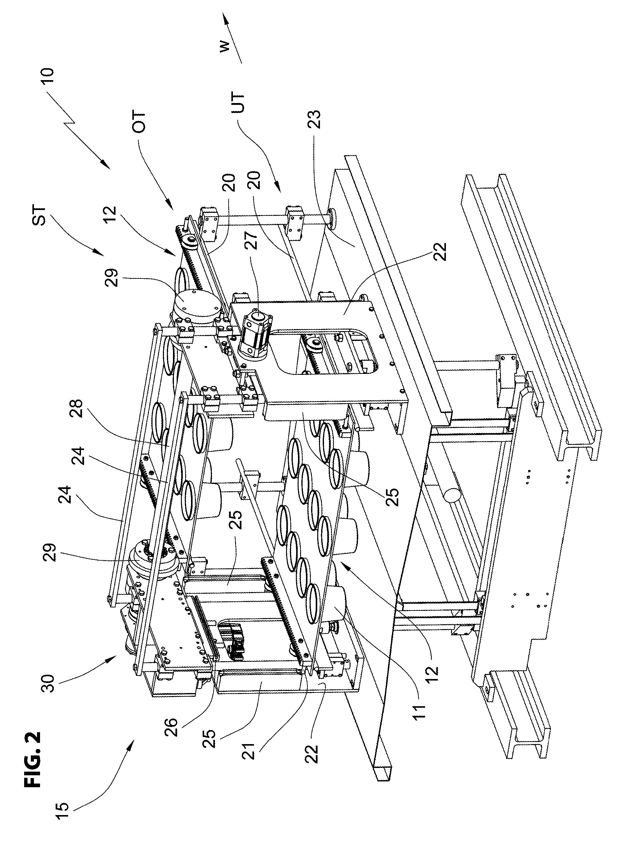 Container filling device