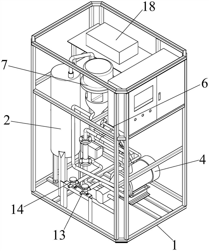 Aviation fuel oil automatic ignition experimental device and experimental method thereof