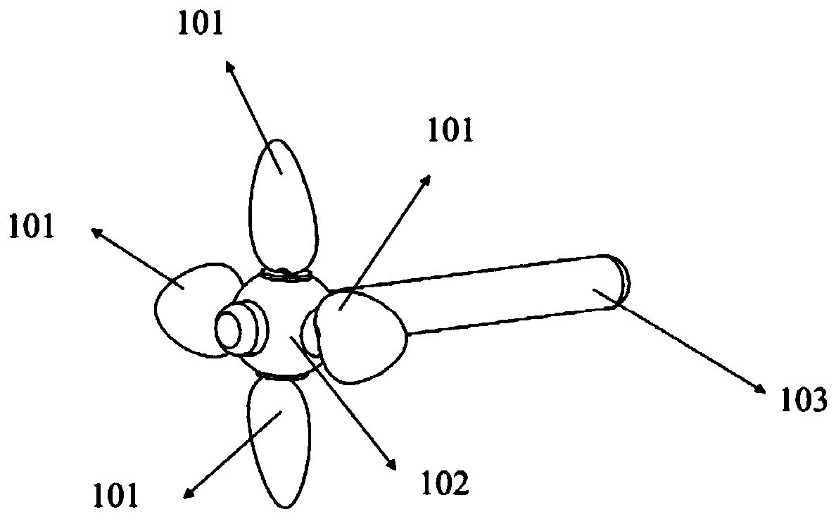 A marine adjustable pitch propeller control device driven by shape memory alloy