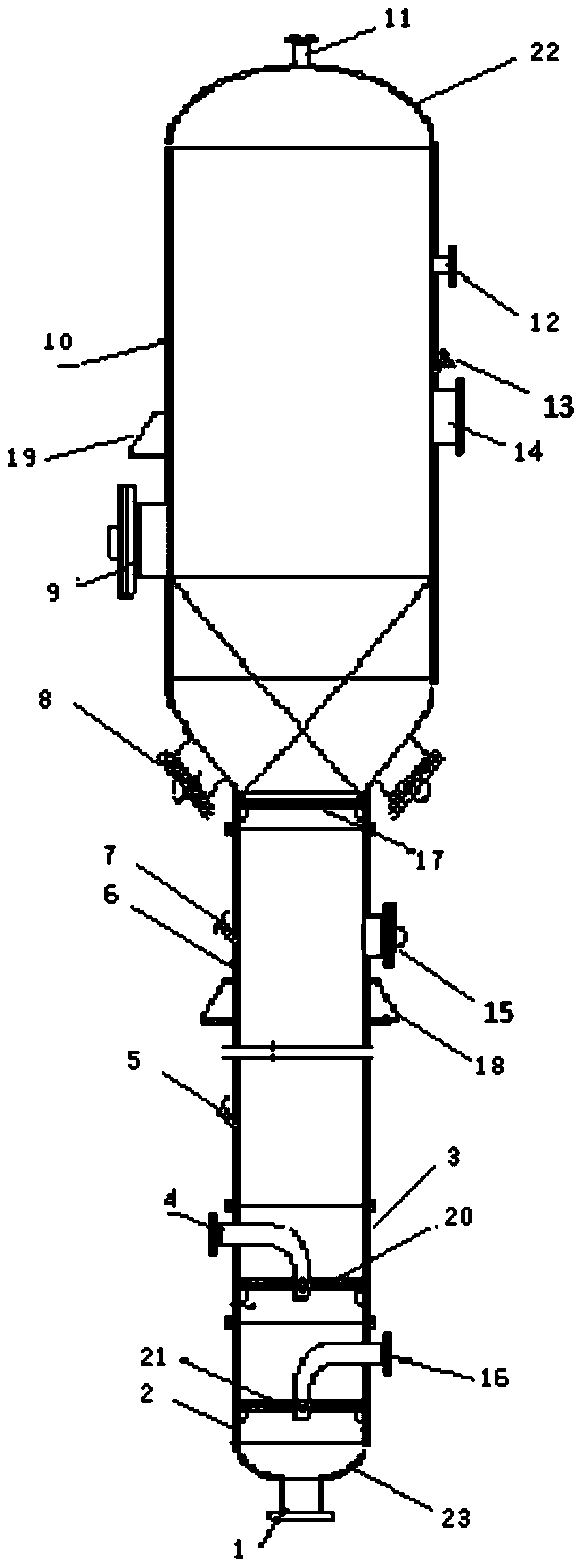 1,1,2-trichloroethane reactor and method thereof