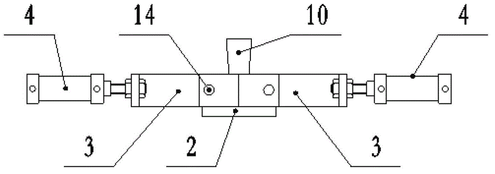 Integrated molding mould of dead head and casting cavity