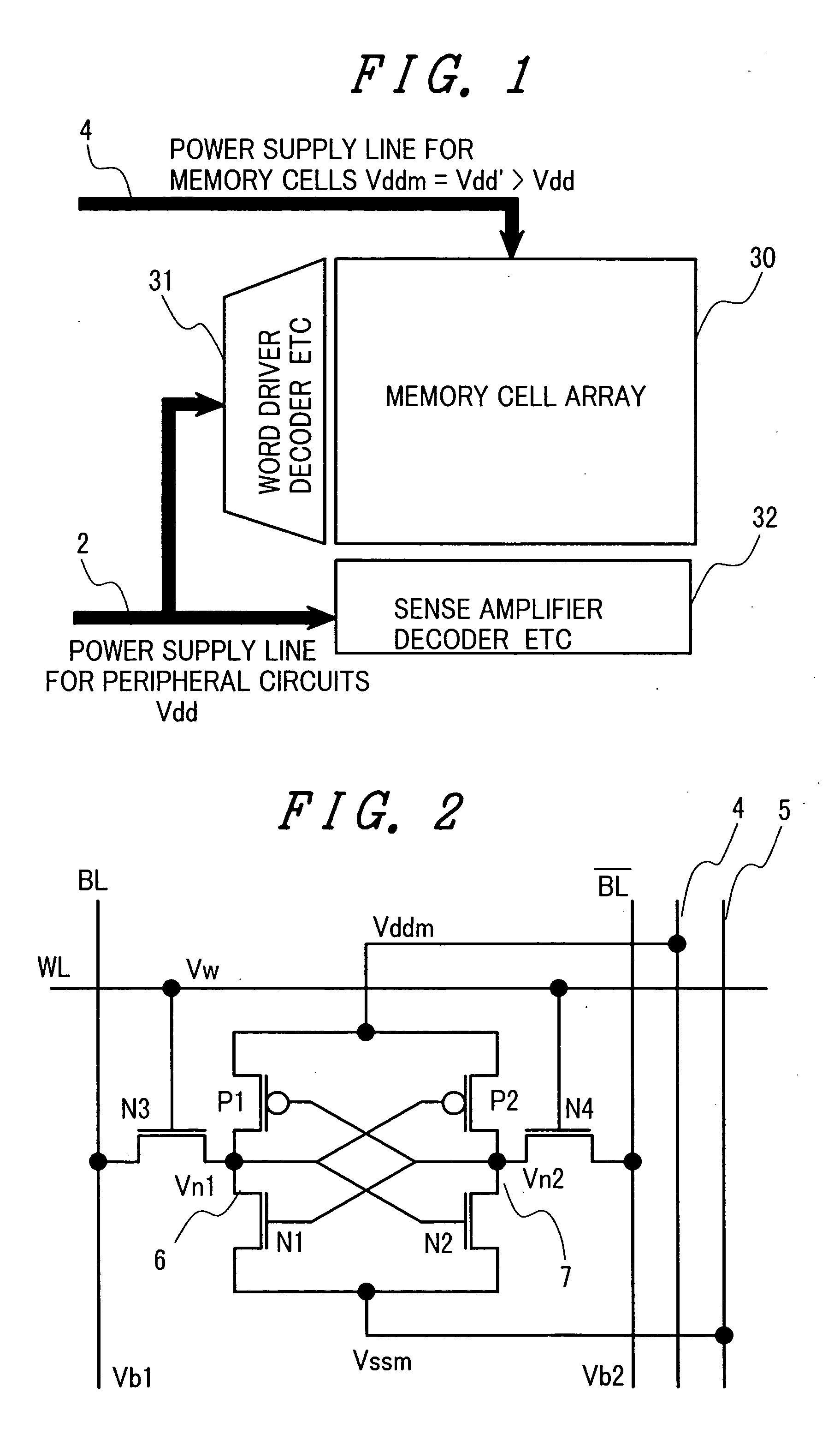 Semiconductor memory device with memory cells operated by boosted voltage