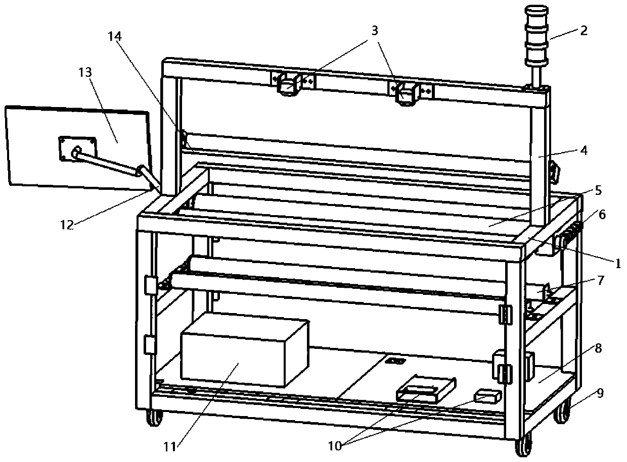 Fabric defect detection device