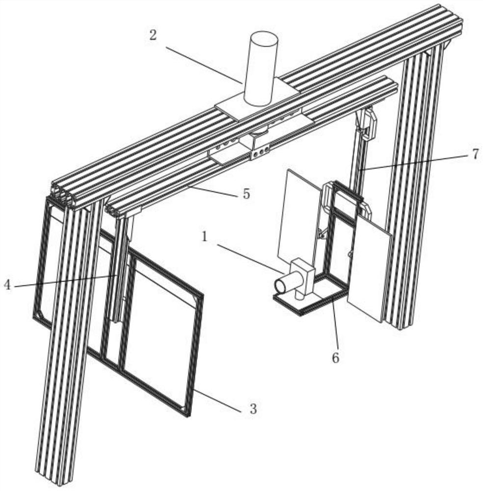 A rotating 3D information rapid collection device