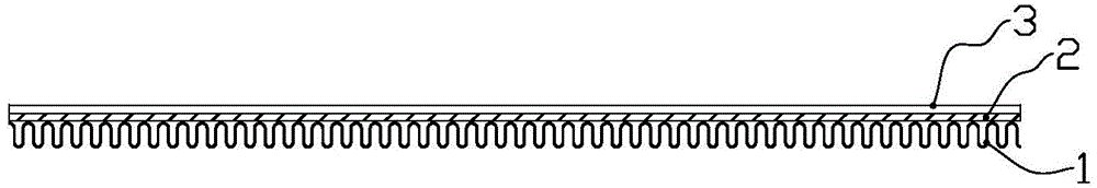 Composite flexible flashing band and preparation method thereof