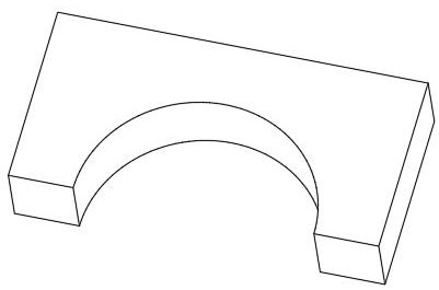 Process for engine core part bearing cover