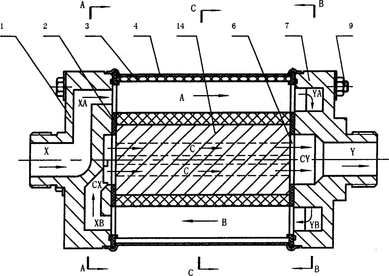 Nano function material for treating water and its application