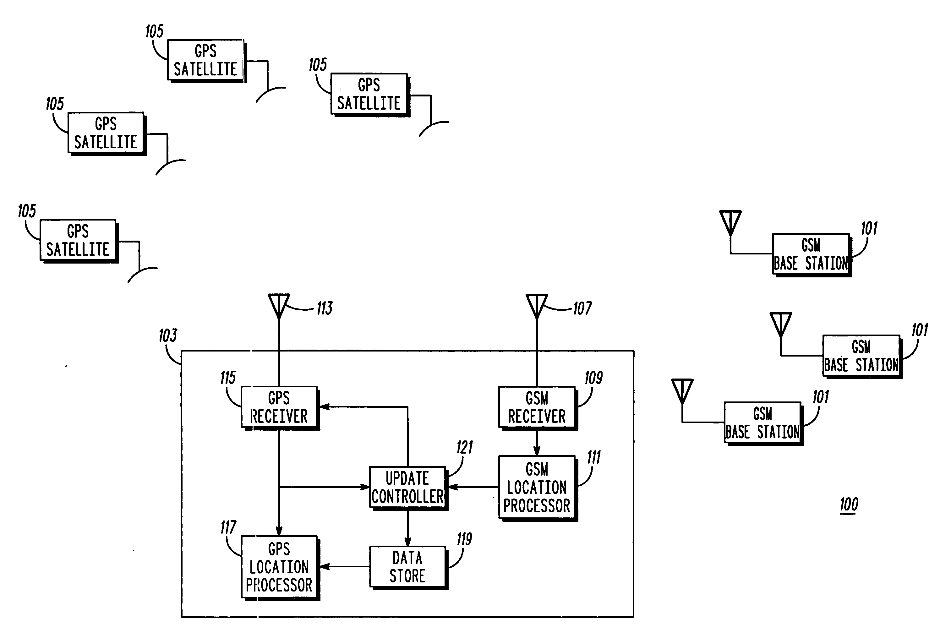 Subscriber unit, a cellular communication system and a method for determining a location therefor