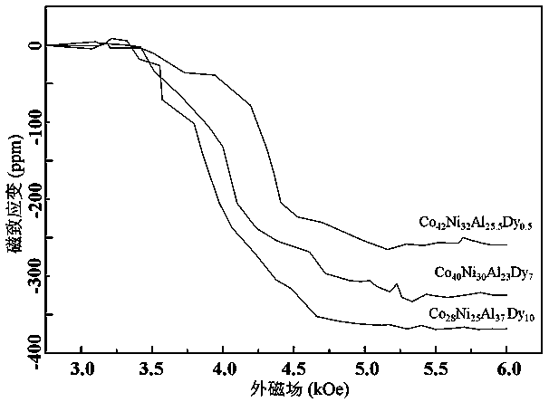 Rare earth magnetic material with controlled deformation of magnetic field and preparation method thereof