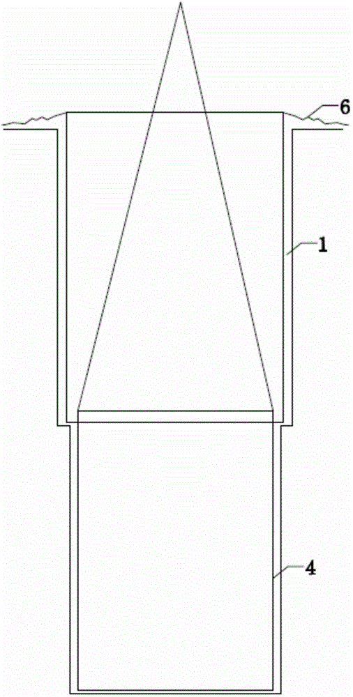 Construction method of pore-forming pouring pile in dry work of super-large-diameter full-steel pipe casing