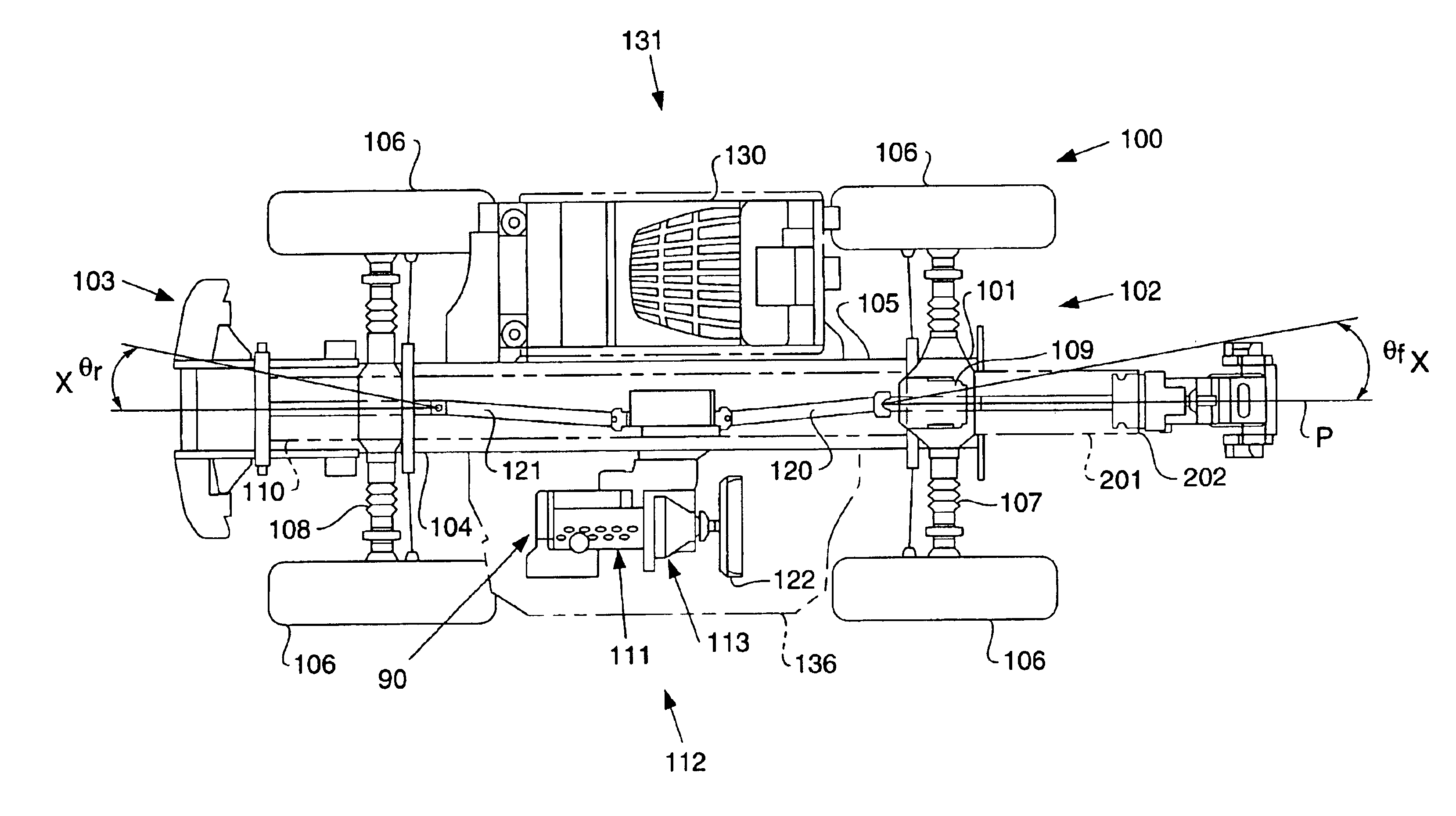 Horizontal transmission and oil system for telehandlers