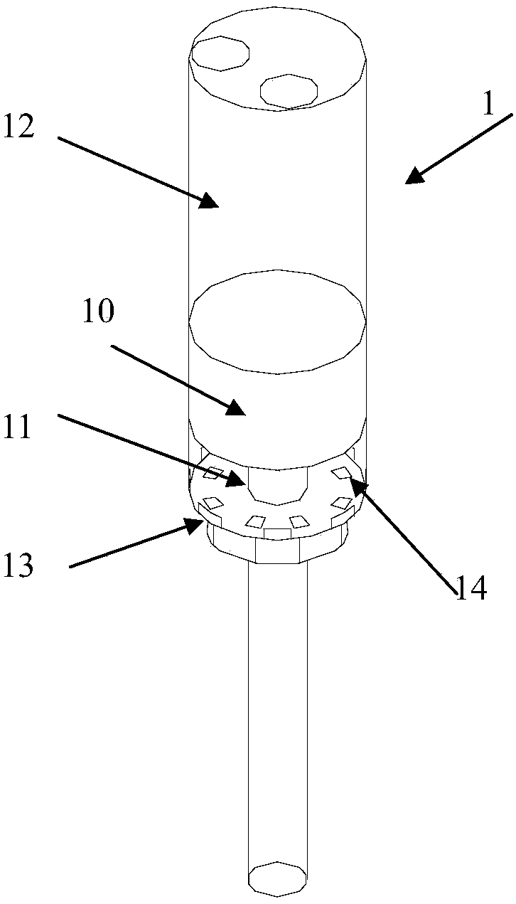 Hybrid cylinder, hybrid engine and control method