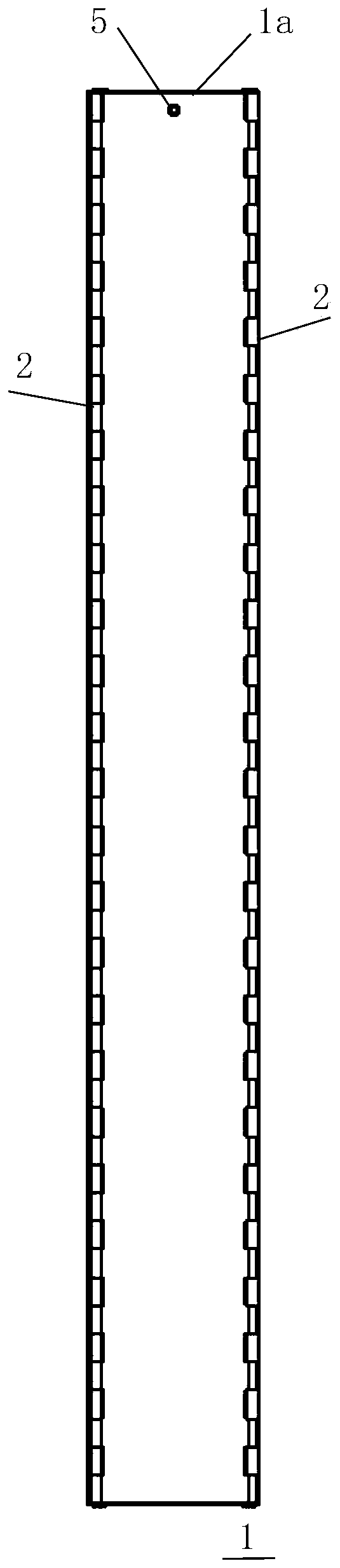 Foldable water stopping type cavity die for concrete deformation joint and manufacturing and construction method thereof