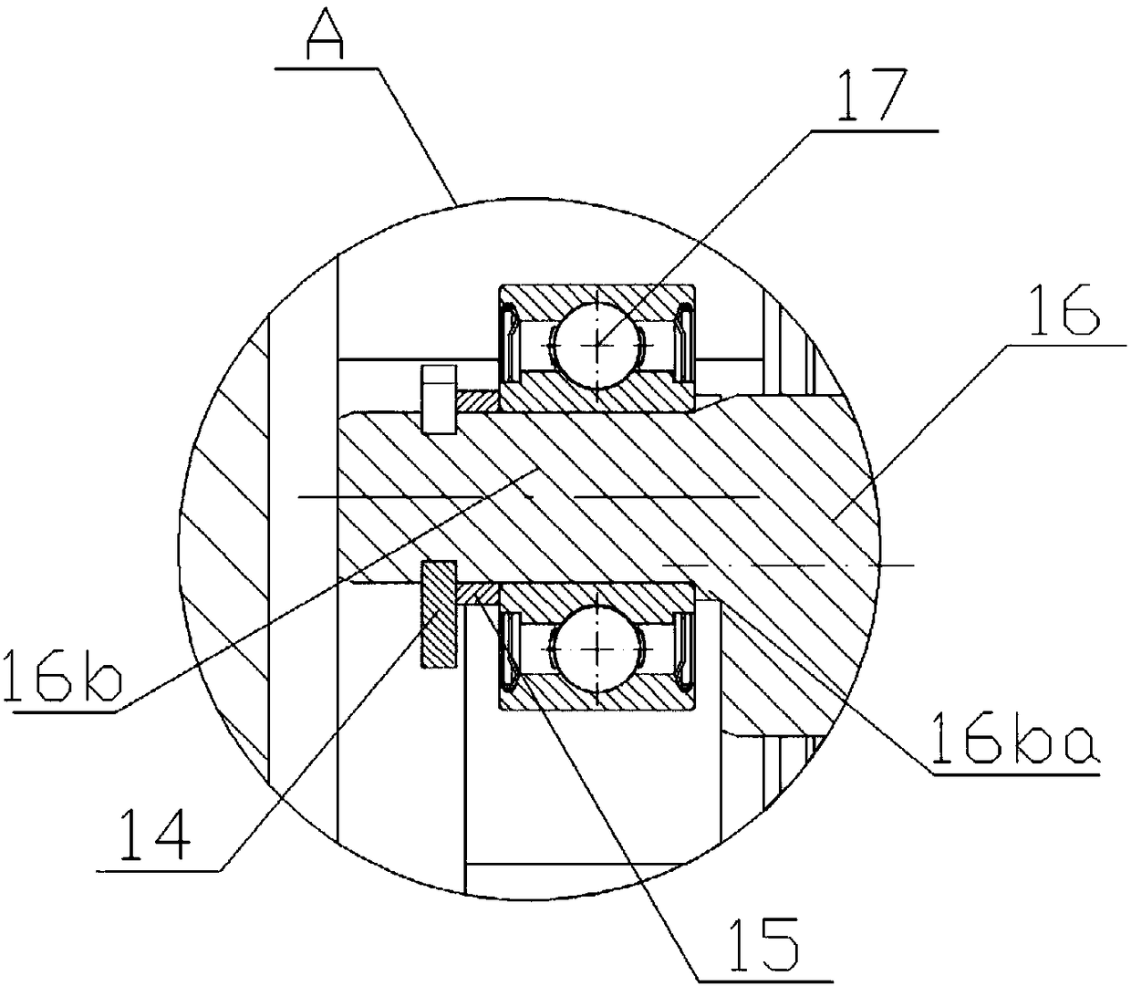 Medical vertical saw transmission mechanism