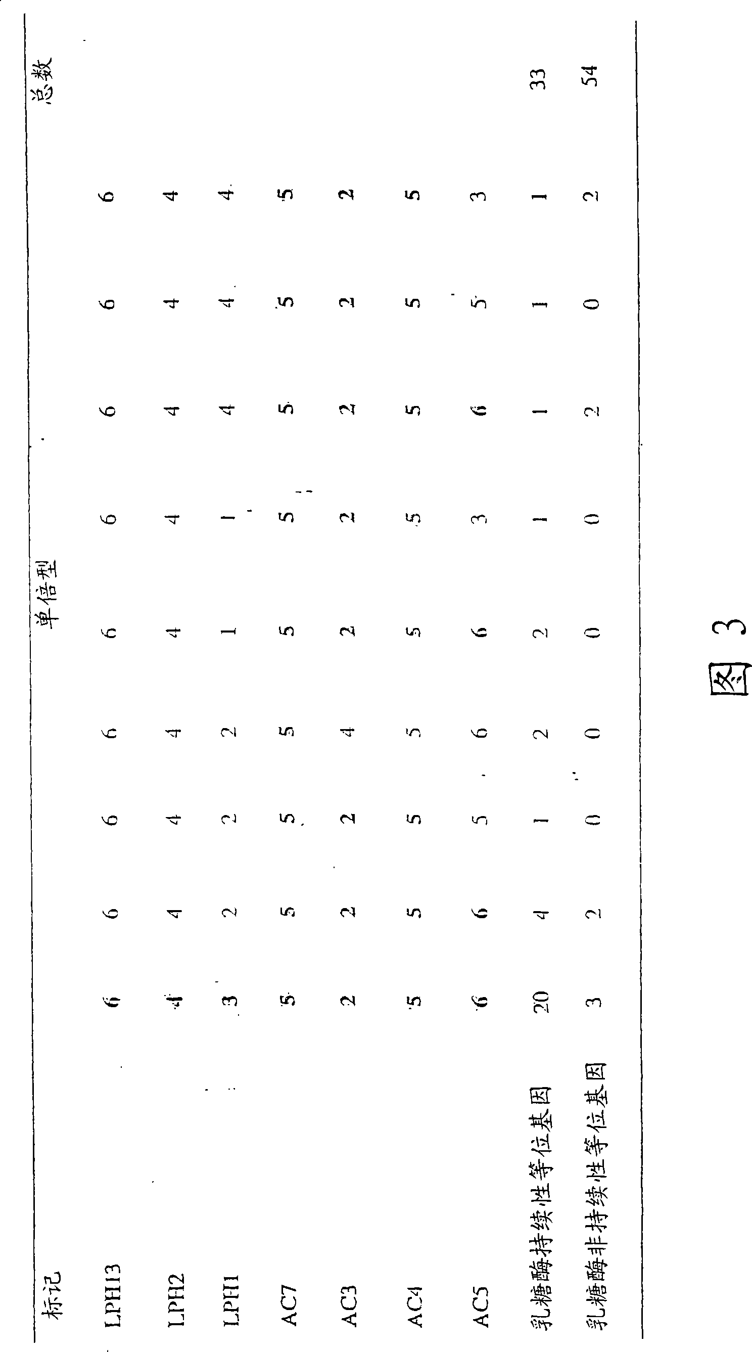 Identification of DNA variant associated with adult type hypolactasia