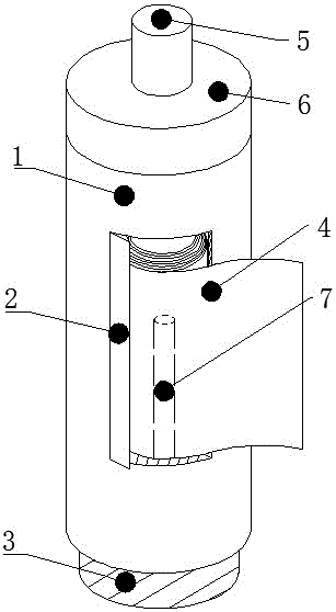 Flute membrane cutter with flute membrane adhesive