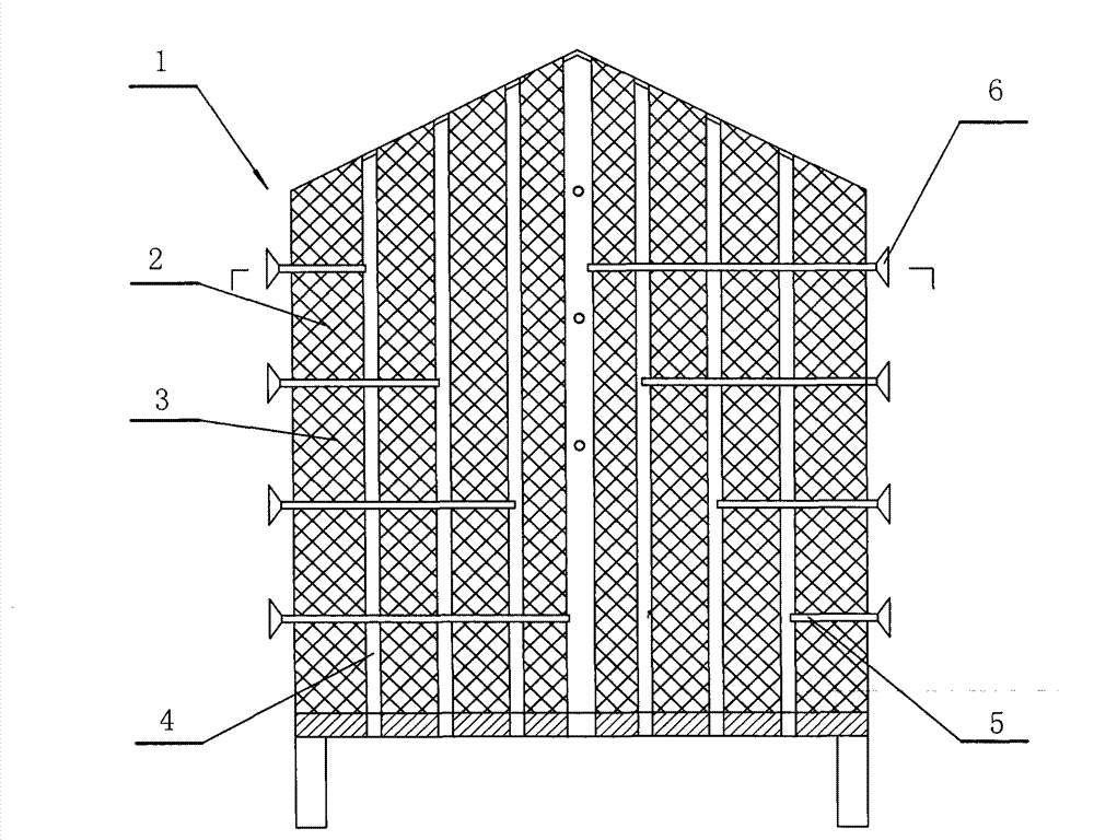 Grain storage air drying bin